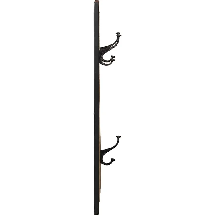 vidaXL Garderobe 40x2x80 cm Raues Massivholz Mango 4015939 – Bild 2