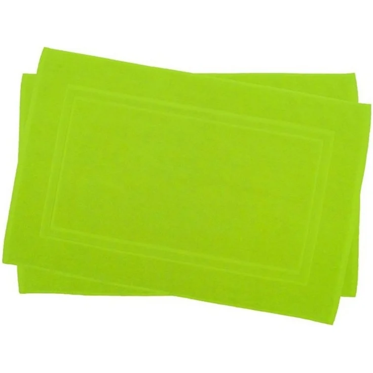 Julie Julsen Badematte 2-Badematte-Apfelgrün-50 x 40 cm, Baumwolle, Doppelrahmen – Bild 2