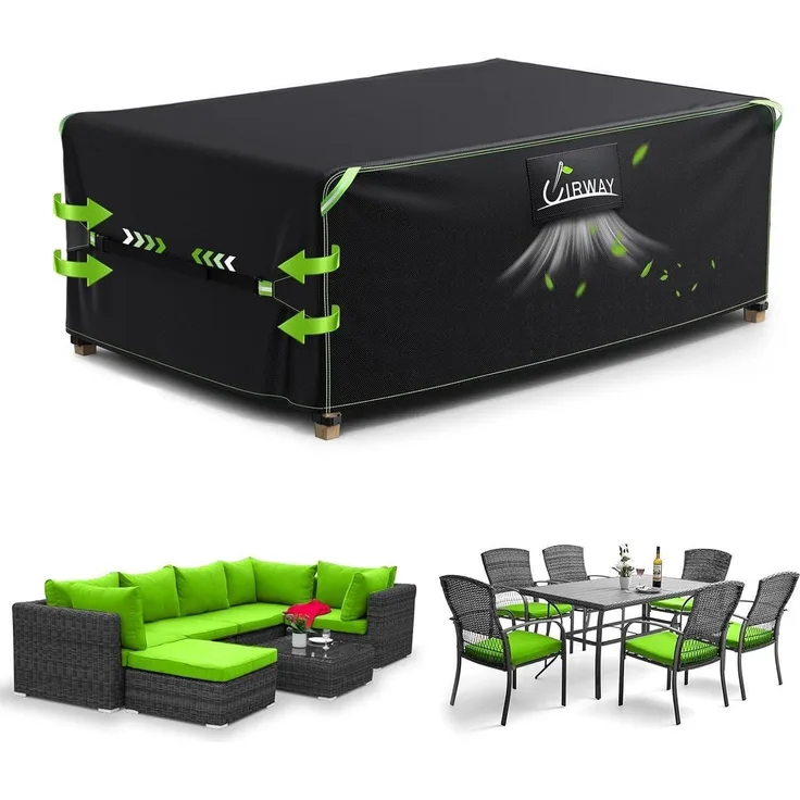 Abdeckung Gartenmöbel 150x90x74cm Wasserdicht Oxford Loungemöbel
