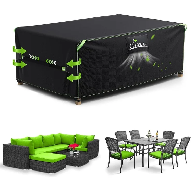 Abdeckung Gartenmöbel 150x90x74cm Wasserdicht Oxford Loungemöbel – Bild 1