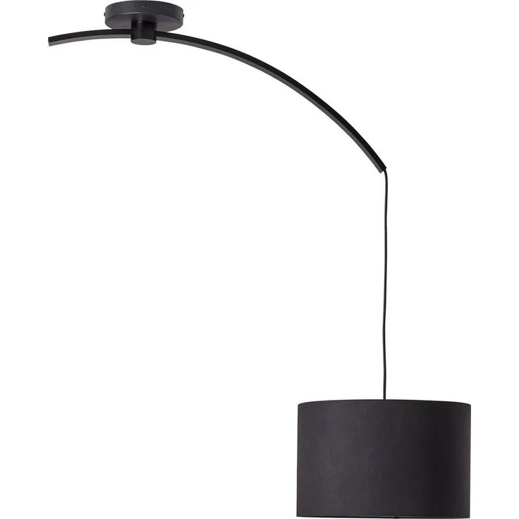 Brilliant Leuchten No. 90247-06 Daria Pendelleuchte mit Auslegearm schwarz E27