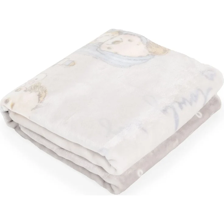 Cangaroo Babydecke Soft 140 x 110 cm 100% Polyester flauschig warm Geschenkbox grau – Bild 2