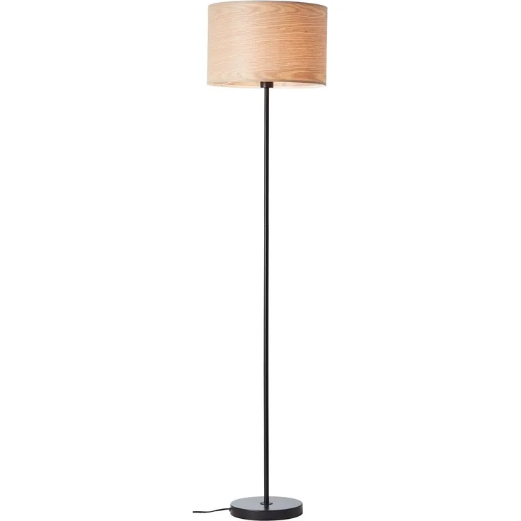 Brilliant Leuchten No. 93140-76 Standleuchte Romm 1-flammig E27 holz hell schwarz