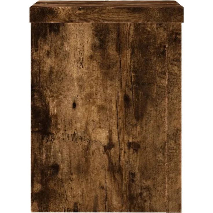 vidaXL Pflanzenständer 2 Stk. Räuchereiche 15x15x20 cm Holzwerkstoff 852892 – Bild 6