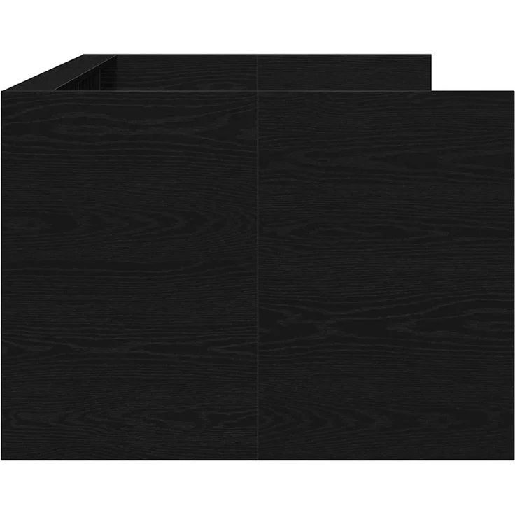 vidaXL Tagesbett Schwarz Eichen-Optik 100 x 200 cm Holzwerkstoff 3333986 – Bild 5