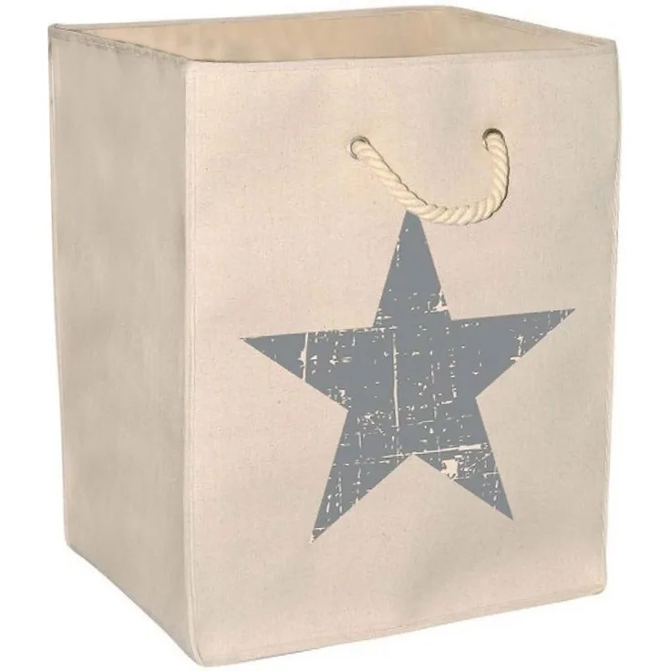 osoltus Wäschetonne Wäschesortierer Wäschebox Stern Stars 114-03