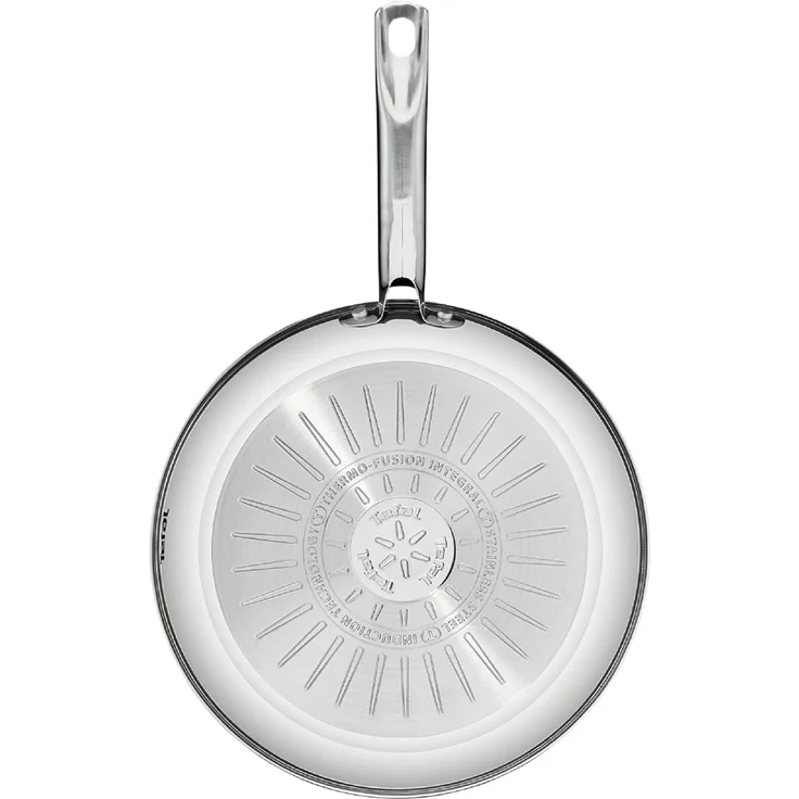 Tefal Intuition Bratpfanne – Edelstahl, ⌀24 cm, Induktionsgeeignet und Spülmaschinenfest – Bild 3
