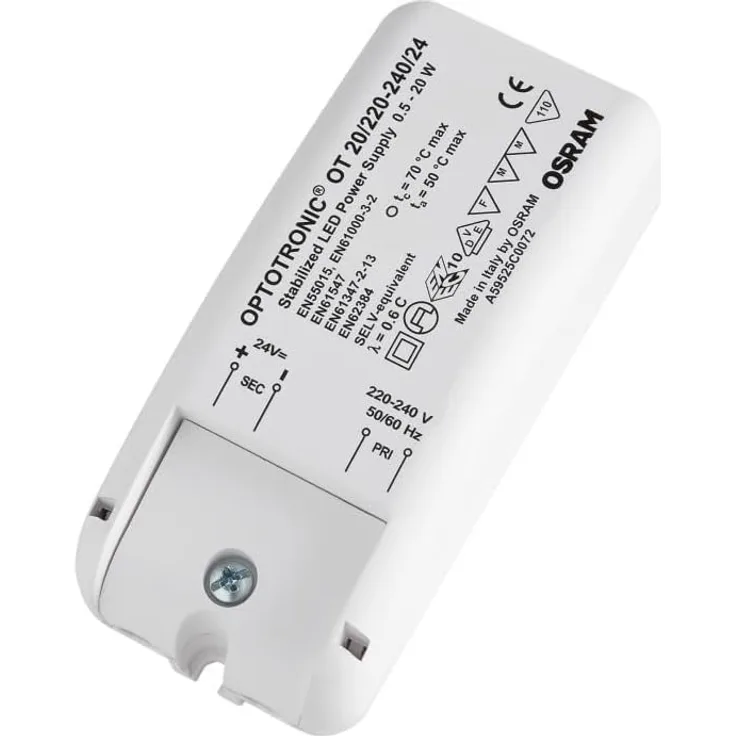 Osram 4050300618111 Innenbereich 220-240 V 50/60 Hz 20 W 24 V 10 A