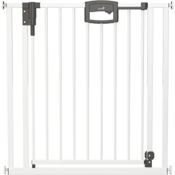 Geuther Türschutzgitter 'Easylock Plus' zum Klemmen für Öffnungen, Metall, Weiß, 136,5 cm - 144,5 cm – Bild 1