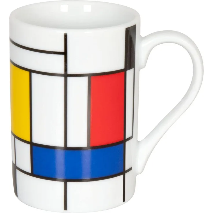 Könitz Bauhaus Hommage Large Fragments Mini Becher, Tasse, Espressotasse, Espresso, Porzellan, 80 ml, 11 1 353 1908