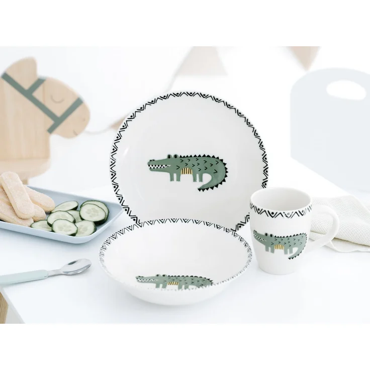 Safari Krokodil, Kinder Set 3-tlg (mo) – Bild 2