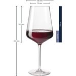 LEONARDO Rotweinglas PUCCINI, 6-tlg, Kristallglas, 750 ml, 6-teilig
