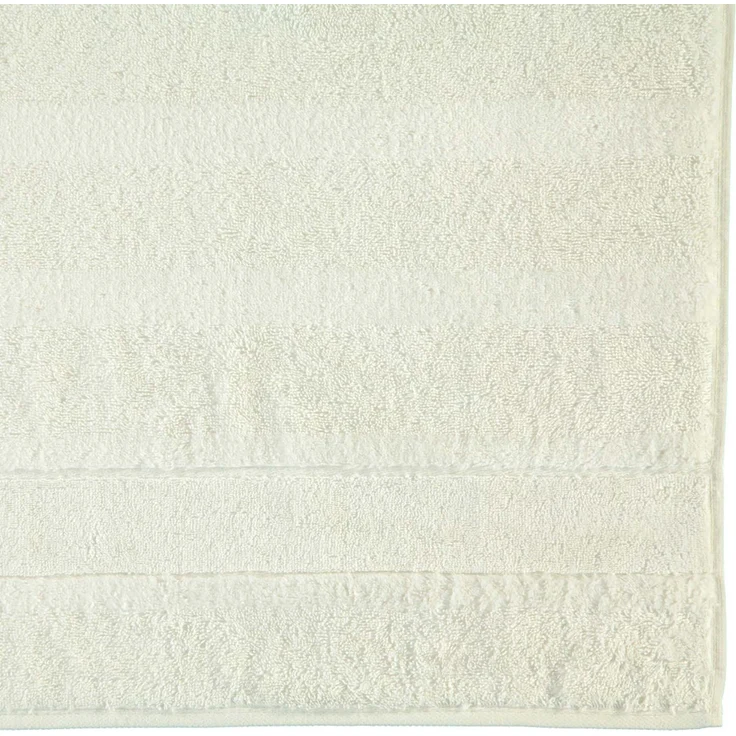 CAWÖ Gästetuch, 3er Pack - Noblesse2, Walkfrottier, Velours-Streifen, Baumwolle, einfarbig Natur 30x50cm – Bild 4