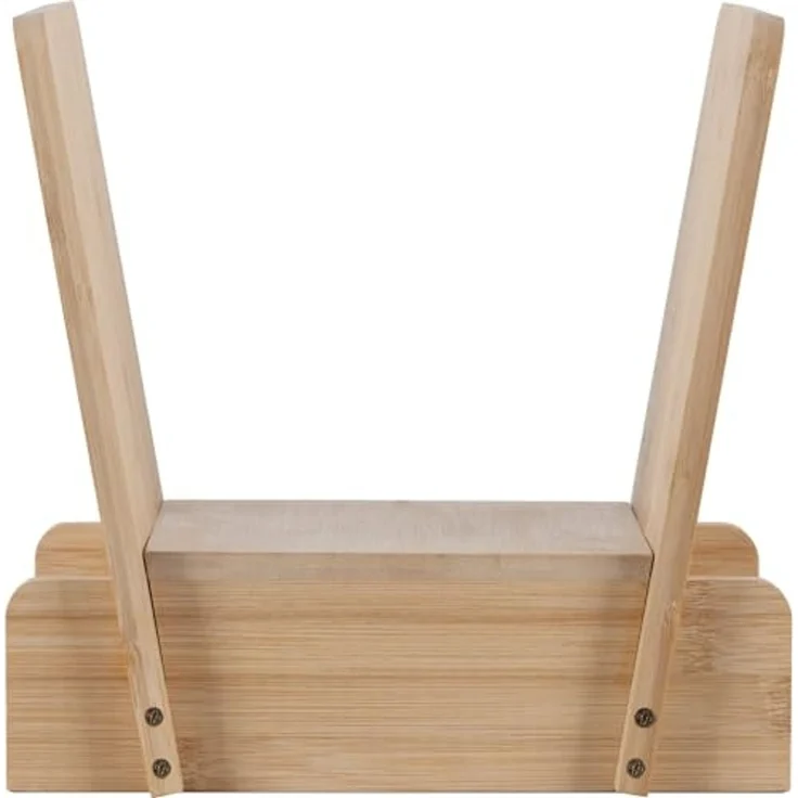 Stagecaptain Aufbewahrungsbox LPSB-40 Bambus LP-Ständer Regal für Schallplatten und mehr (inklusive Schrauben für den Zusammenbau), Platz für bis zu 40 12"-LPs – Bild 7
