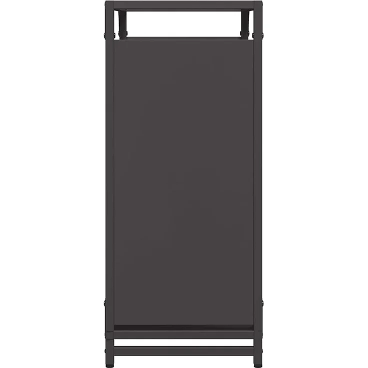 vidaXL Brennholzregal Schwarz 60x28x65 cm Kaltgewalzter Stahl 864199 – Bild 6