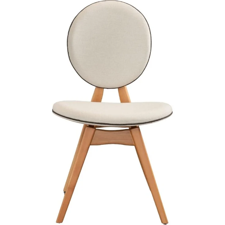 Skye Decor 'Touch - Oak, Beige' Stuhlset (2-teilig), Eiche / Beige, 52 x 91 x 44 cm – Bild 4