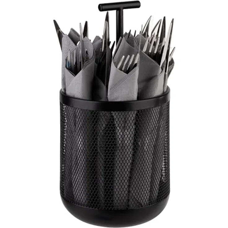 APS Besteckbehälter Dart 3 Fächer schwarz. – Bild 2