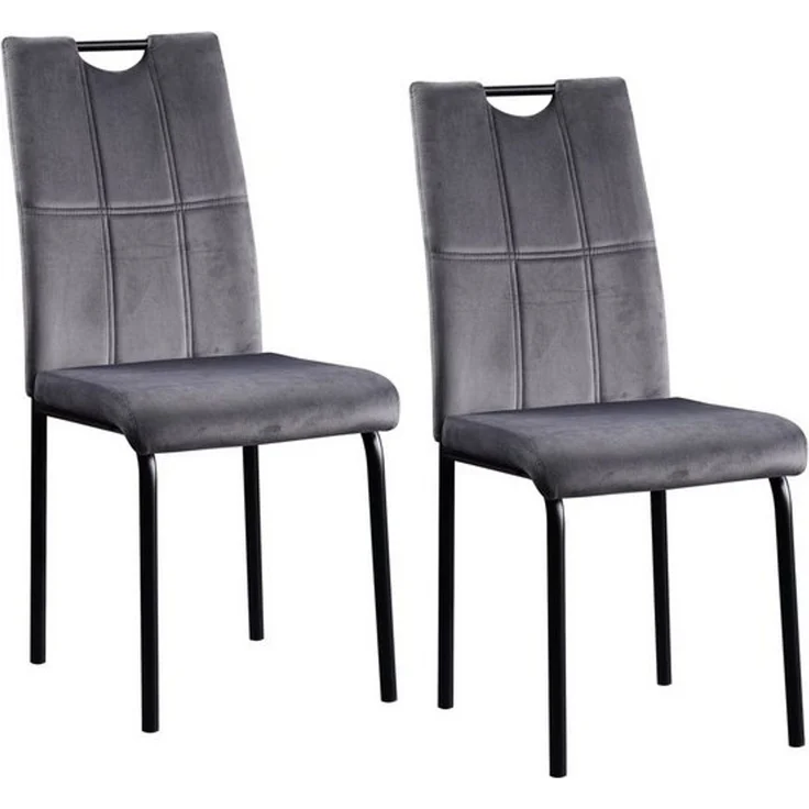 HTI-Living Esszimmerstuhl Stuhl Denton Velvet 2er-Set (Set, 2 St), Esszimmerstuhl Samt – Bild 2