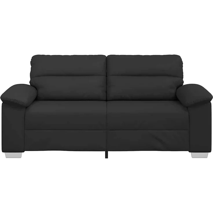 vidaXL 2-Sitzer-Sofa Schwarz 180x81x84 cm Kunstleder 4105343 – Bild 3