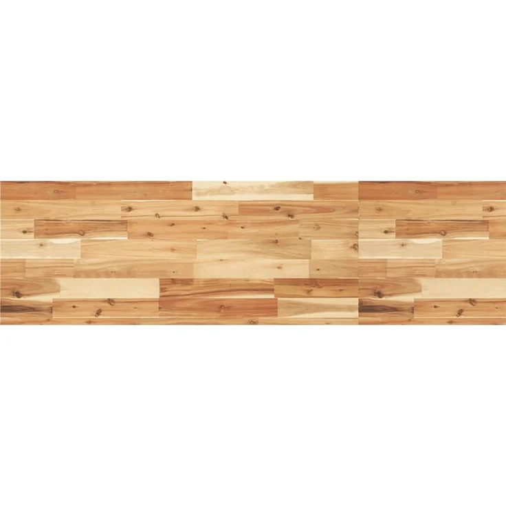 Schweberegal, Bücherregal Wand, Wandregal 120 x 40 x 4 cm Massivholz Akazie Ölbehandelt – Bild 2