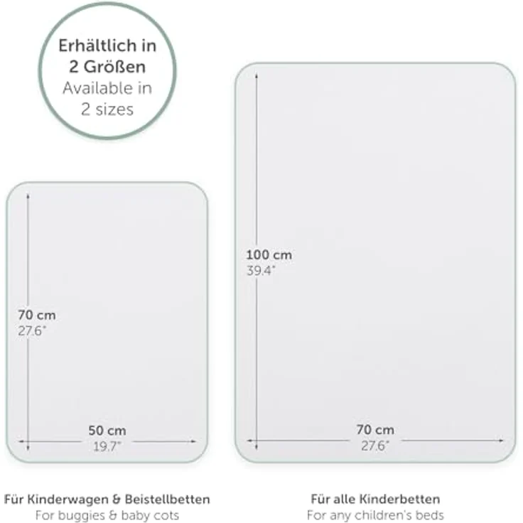 Matratzenauflage Molton Inkontinenzunterlage wasserdicht & atmungsaktiv Laleni, wasserdicht & atmungsaktiv aus 100% Baumwolle – Bild 5