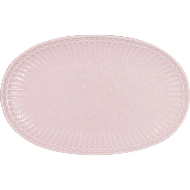Greengate Servierplatte Alice Servierplatte vintage rose 23cm, Stoneware, (Servierplatte)