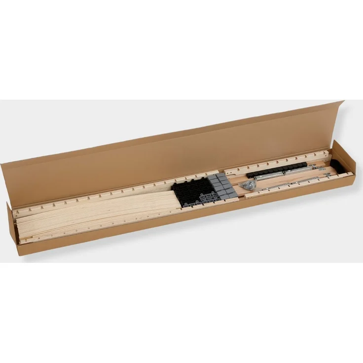 Lattenrost 200x200, Ergonomischer 7 Zonen Lattenrost aus Buchenholz, 42 Latten, Hergestellt in Deutschland, Lattenrost Selbstmontage, Traglast 150kg – Bild 5