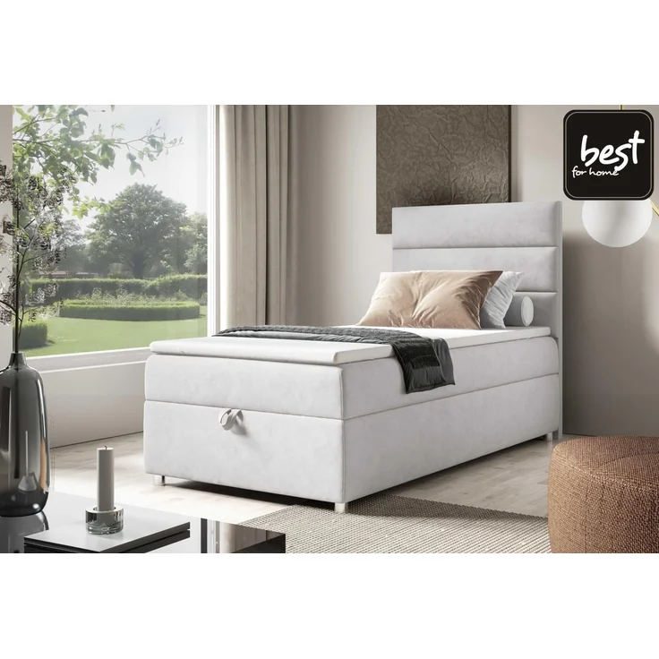 Best For Home Box Spring Bed with 7-Zone Bonell Spring Mattress, Box Spring Bed with Mattress and Storage Space – Bild 2