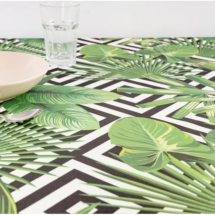Belum Tischdecke mit Fleckenabweisend, Größe 200 x 155 cm, extraweich, Mehrfarbig, 100, Stoff 100% Bio-Baumwolle, Modell 0318-81 – Bild 4
