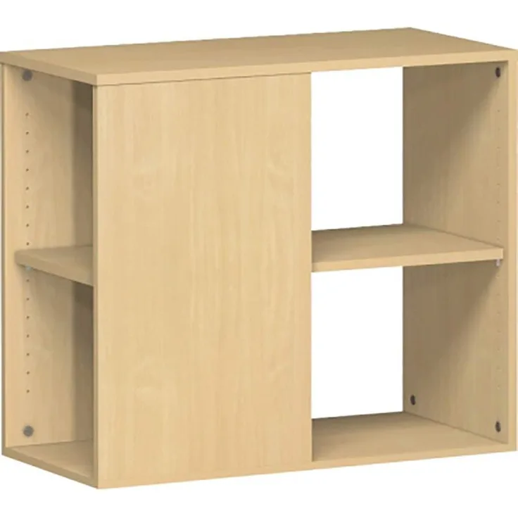 Anstell-Regal mit Stellfüßen, 40x80x72cm, Buche