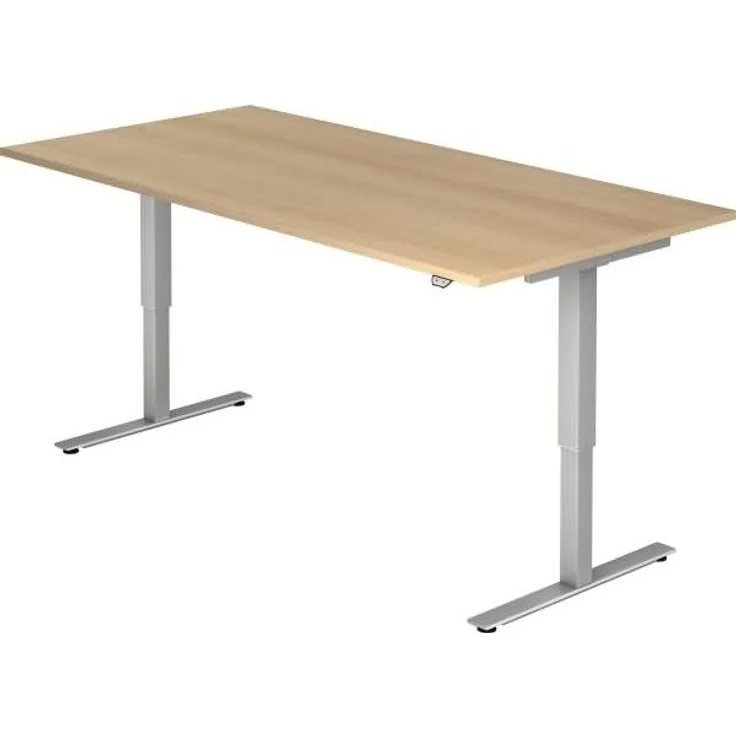 'XMST2E' Sitz-Steh-Schreibtisch elektrisch 200x100 cm Eiche