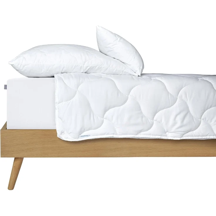 Schiesser 4-Jahreszeiten Bettdeckenset Lykke - 2-teilig - 135 x 200 cm - Weiß – Bild 4
