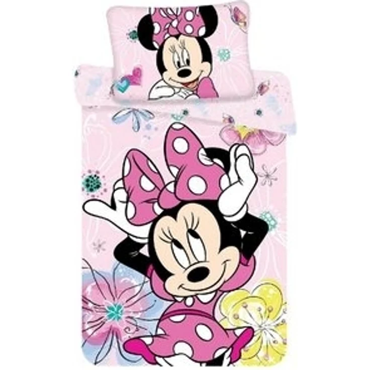 Disney Kinderbettwäsche Disney Bettwäsche Set Minnie Butterfly Baby, Renforcé, 2 teilig, 100% Baumwolle – Bild 6