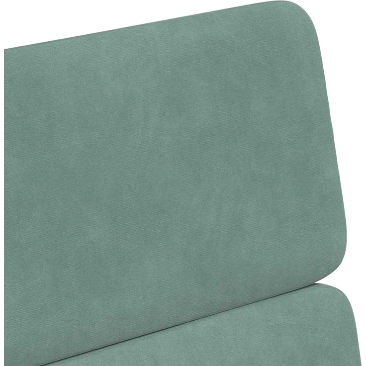 vidaXL Esszimmerstühle mit Rollen 2 pcs Meergrün 58 x 65 x 98 cm Samt 42017883 – Bild 7