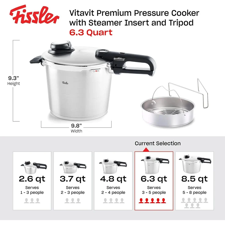 Fissler Schnellkochtopf Vitavit Premium 6l – Bild 2