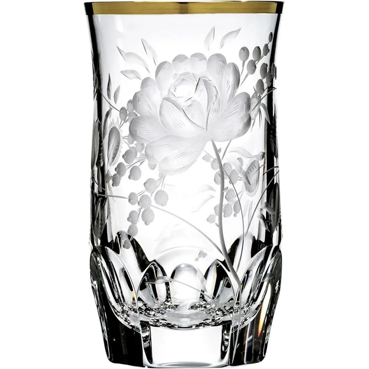 Longdrinkglas Kristall Primerose Gold (12,7 cm)