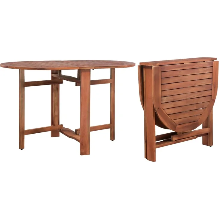 vidaXL Gartentisch 120x70x74 cm Akazie Massivholz 44019