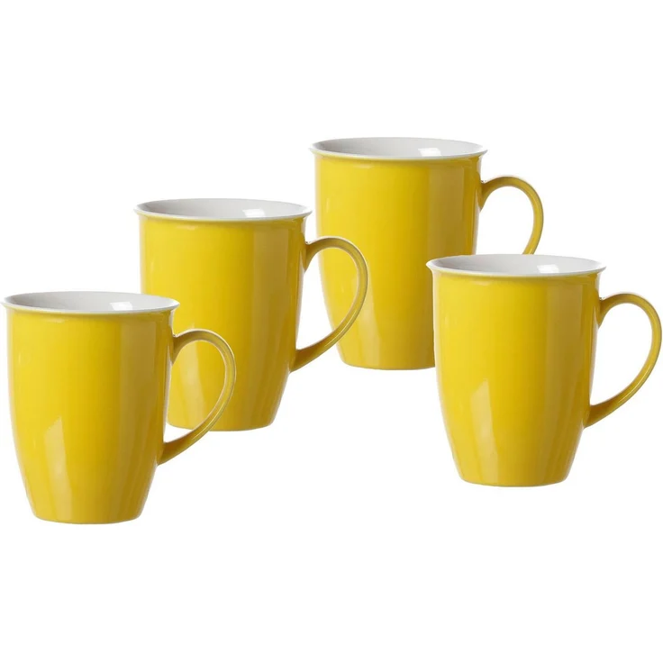 Ritzenhoff & Breker DOPPIO Kaffeebecher 320 ml Gelb 4er Set – Bild 1