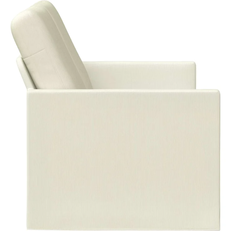 vidaXL 2-Sitzer Sofa Creme 130 x 81 x 82 cm Cordstoff 42041069 – Bild 3