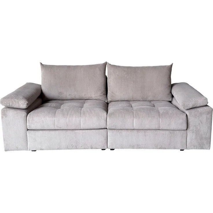 OTTO home Big-Sofa Soft&Cosy Pik XL, B: 246 cm, Mega Sofa in Cord, Lounge-Komfort mit edler Sitzsteppung, Federkern – Bild 2