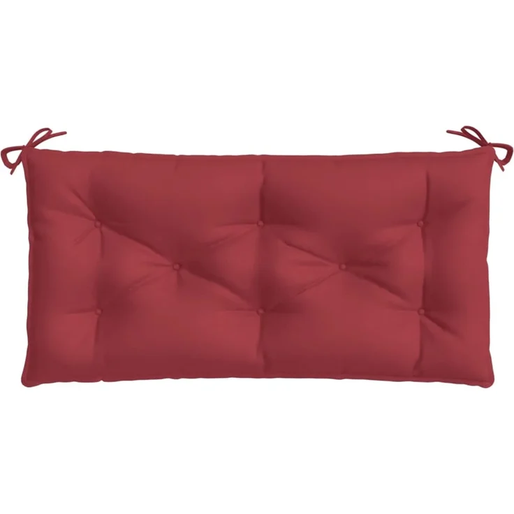 vidaXL Gartenbank-Auflagen 2 Stk. Weinrot 100x50x7 cm Oxford-Gewebe 361668 – Bild 4