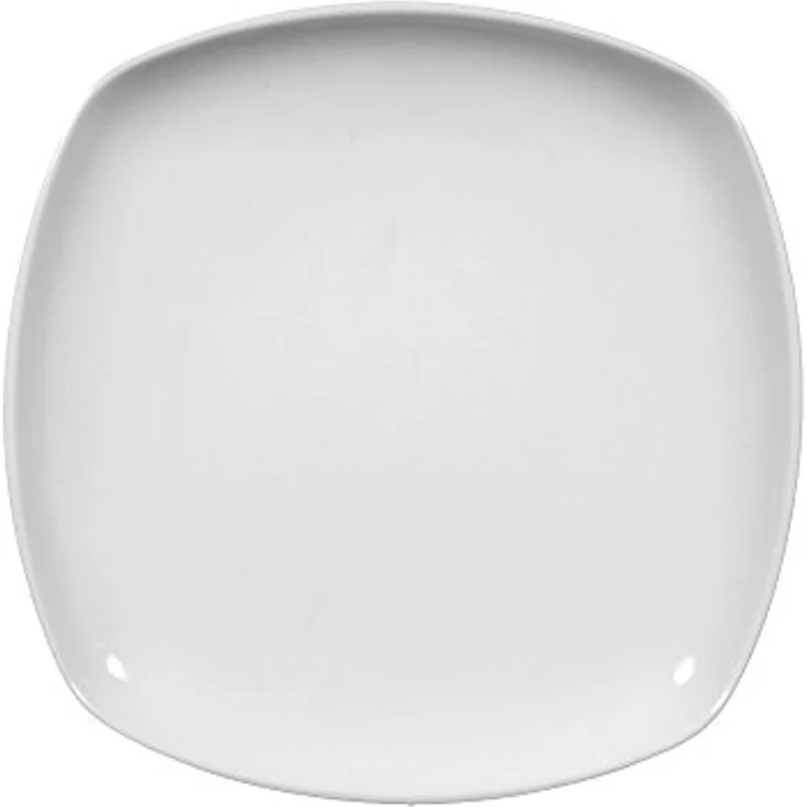 Seltmann Weiden Geschirr-Set Teller flach eckig 20 cm Lido weiss uni 00003 von Seltmann Weiden, Porzellan – Bild 1