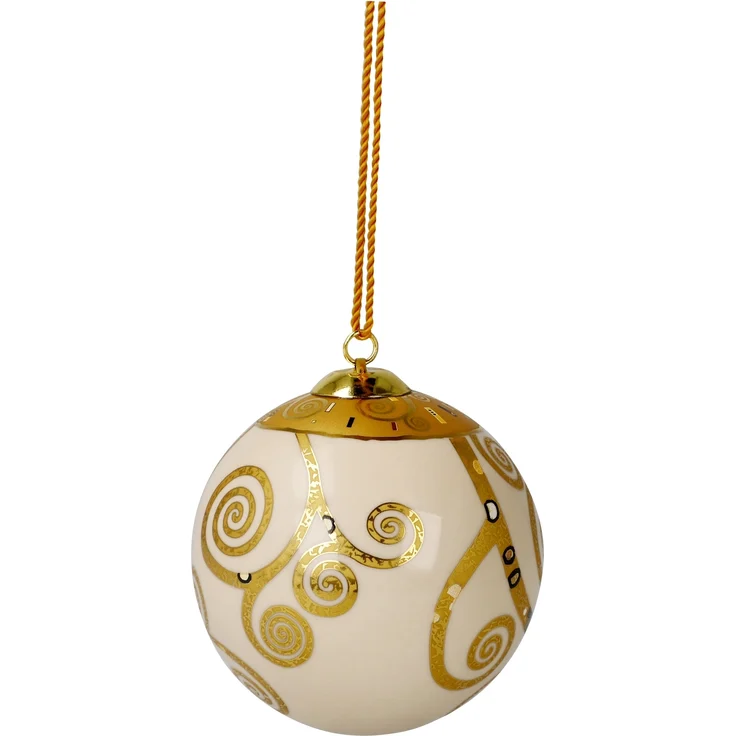 Goebel / Gustav Klimt - Der Lebensbaum,Kugel,7,5cm x 7,5cm x 7,5cm / Porzellan / 7,5cm x 7,5cm x 7,5cm – Bild 4