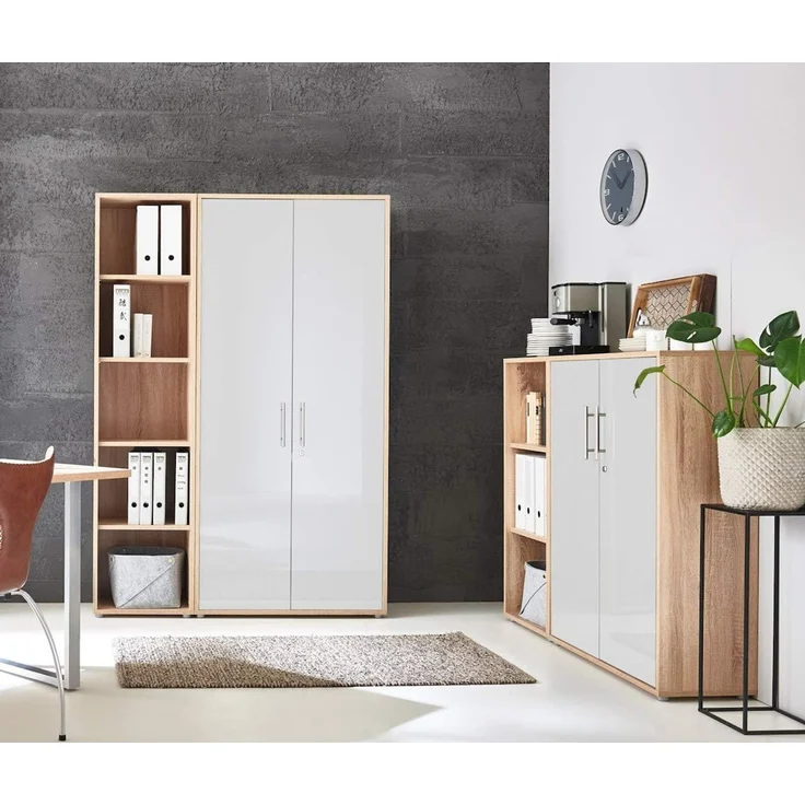 moebel-dich-auf Aktenschrank OFFICE EDITION (Set 4, abschließbar, Metallgriffen) Made in Germany – Bild 1