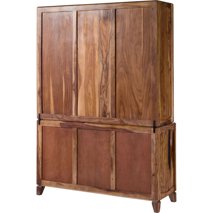 Buffet Sheesham 140 x 45 x 200 dunkelbraun lackiert ANCONA #245 – Bild 10