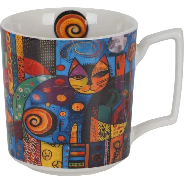 DUO Becher 450 ml MODERN CAT New Bone China Porzellan – Bild 2