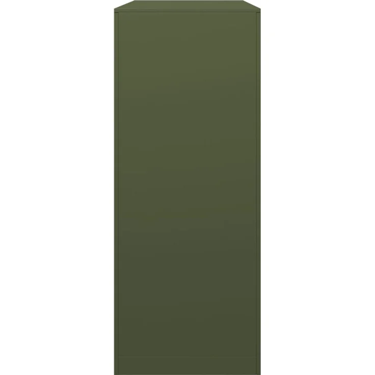 vidaXL Brennholzregal Grün 100x40x100 cm Stahl 850971 – Bild 4