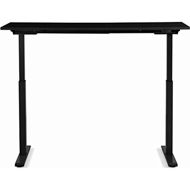Kare Design Schreibtisch Office höhenverstellbar 140x60cm, Elektrisch höhenverstellbarer Schreibtisch mit Doppelmotor, Stufenlos höhenverstellbares Tischgestell inkl. Tischplatte, Steh-Sitz Pult – Bild 5
