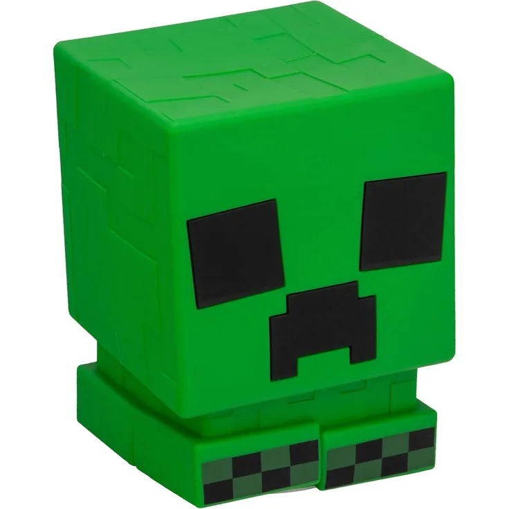 Paladone SquishyGlo Silikon-Lampe Creeper aus Minecraft, offiziell lizenziert, schnurlose, wiederaufladbare Gaming-Lampe für Kinder und Jugendliche, Schlafzimmerdekoration, Sammlerstück