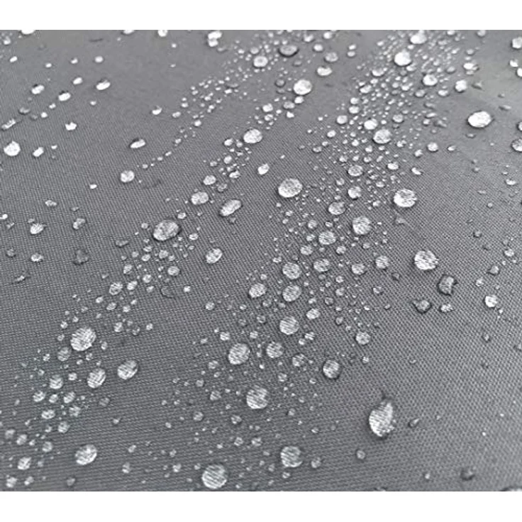 QUICK STAR 2 Seitenteile für Pavillon 3x4m, Polyester wasserdicht mit Fenster, anthrazit RAL 7012, 300/400x195cm – Bild 5